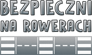 znak graficzny logo gry BEZPIECZNI NA ROWERACH – logotyp od KangurGra.pl