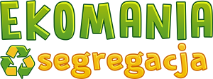 znak graficzny logo gry EKOMANIA segregacja – logotyp od KangurGra.pl
