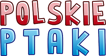 znak graficzny logo gry POLSKIE PTAKI – logotyp od KangurGra.pl