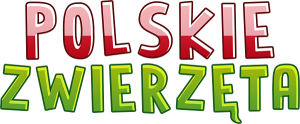 znak graficzny logo gry POLSKIE ZWIERZĘTA – logotyp od KangurGra.pl