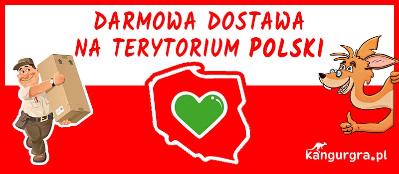 Darmowa dostawa na terytorium Polski od KangurGra.pl