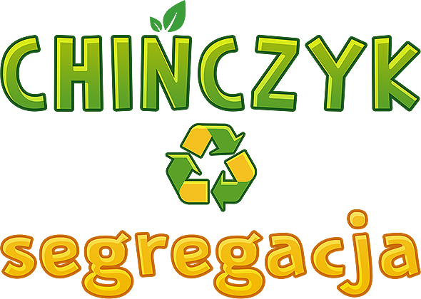 znak graficzny logo ekologicznej gry XXL - CHIŃCZYK segregacja, recykling - od KangurGra.pl