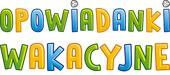 znak graficzny logo gry kreatywnej w spersonalizowane OPOWIADANKI WAKACYJNE od KangurGra.pl